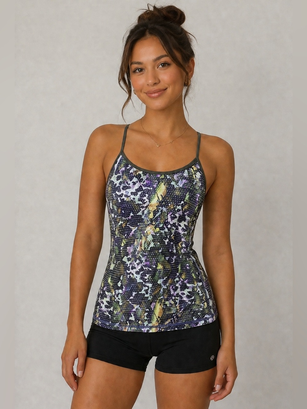 Lululemon Women’s Green Retro Athletic Workout Tank Racerback Vintage Size 2
